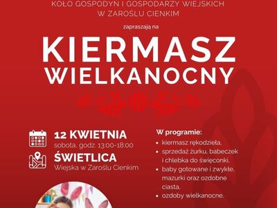 Kiermasz wielkanocny w Zaroślu Cienkim