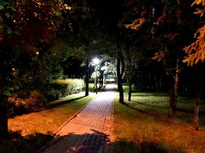 Park im. Henryki Grabowskiej w Gostycynie.