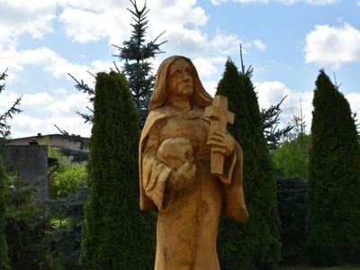 Figura drewniana Św. Rozalii
