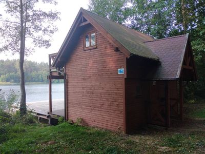 Rybakówka nad Jeziorem Średniak w Gostycynie