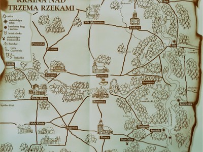 Mapa -  opracowanie: Marek Świtała.