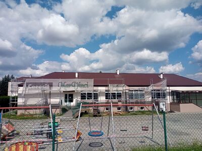 Wymiana pokrycia dachowego budynku Szkoły Podstawowej w Gostycynie