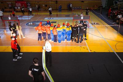 I Halowe Młodzieżowe Zawody Sportowo - Pożarnicze Powiatu Starogardzkiego