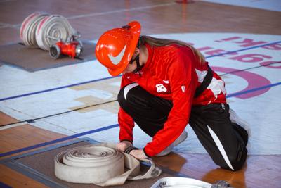 I Halowe Młodzieżowe Zawody Sportowo - Pożarnicze Powiatu Starogardzkiego