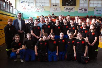I Halowe Młodzieżowe Zawody Sportowo - Pożarnicze Powiatu Starogardzkiego