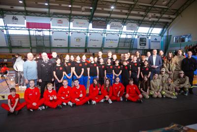 I Halowe Młodzieżowe Zawody Sportowo - Pożarnicze Powiatu Starogardzkiego