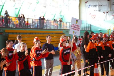 I Halowe Młodzieżowe Zawody Sportowo - Pożarnicze Powiatu Starogardzkiego