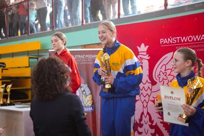 I Halowe Młodzieżowe Zawody Sportowo - Pożarnicze Powiatu Starogardzkiego