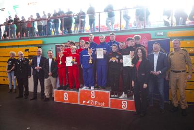 I Halowe Młodzieżowe Zawody Sportowo - Pożarnicze Powiatu Starogardzkiego