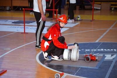 I Halowe Młodzieżowe Zawody Sportowo - Pożarnicze Powiatu Starogardzkiego