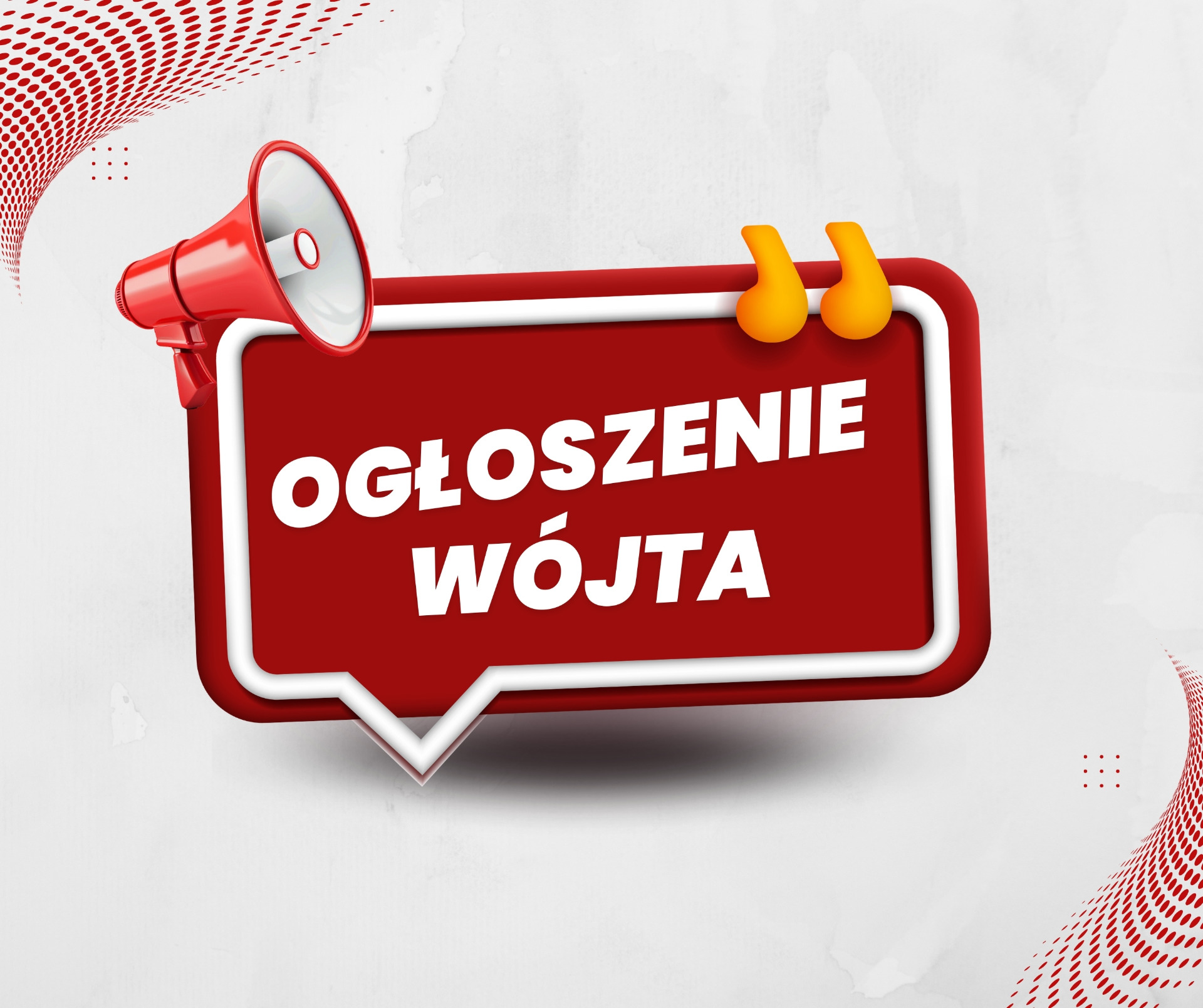 OGŁOSZENIE WÓJTA