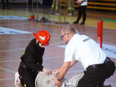  I Halowe Młodzieżowe Zawody Sportowo - Pożarnicze Powiatu Starogardzkiego