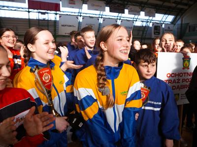  I Halowe Młodzieżowe Zawody Sportowo - Pożarnicze Powiatu Starogardzkiego
