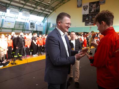  I Halowe Młodzieżowe Zawody Sportowo - Pożarnicze Powiatu Starogardzkiego