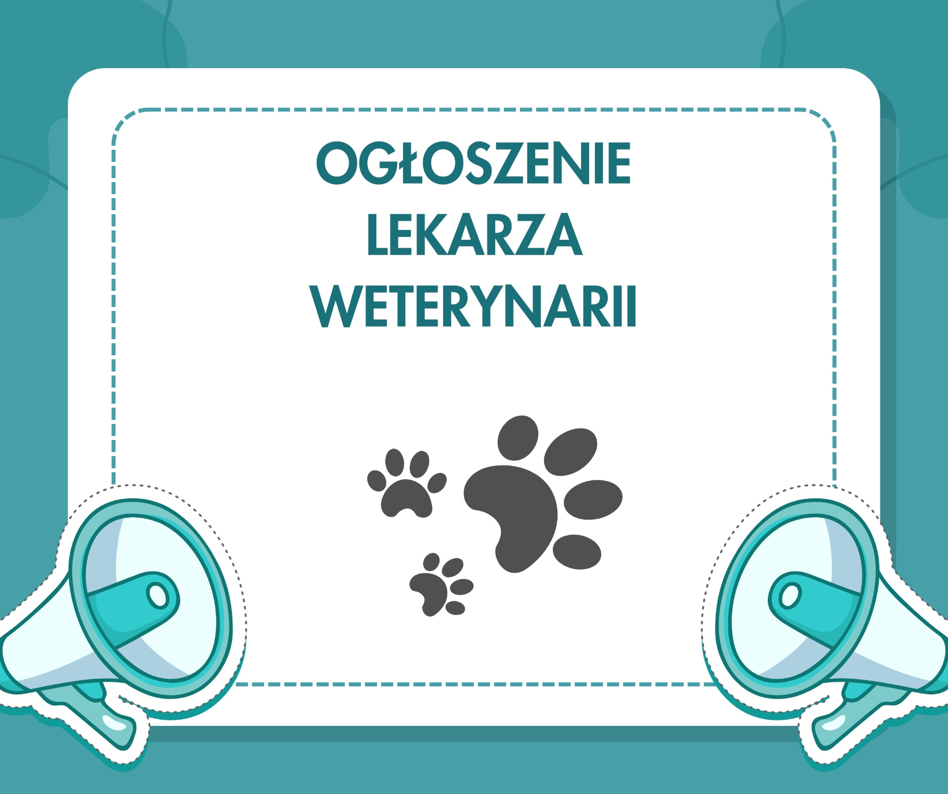 ogłoszenie lekarza weterynarii