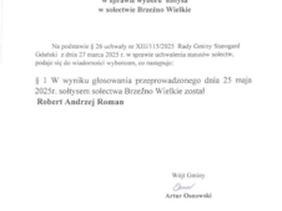 Obwieszczenie
