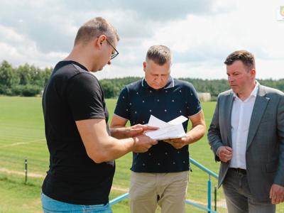 Zakończono budowę nawodnienia boiska piłkarskiego w Rywałdzie