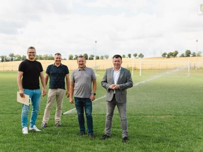 Zakończono budowę nawodnienia boiska piłkarskiego w Rywałdzie