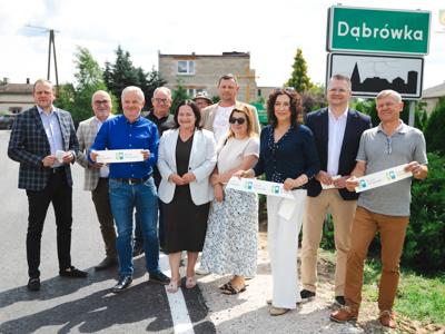 Nowa nawierzchnia drogi powiatowej w Dąbrówce