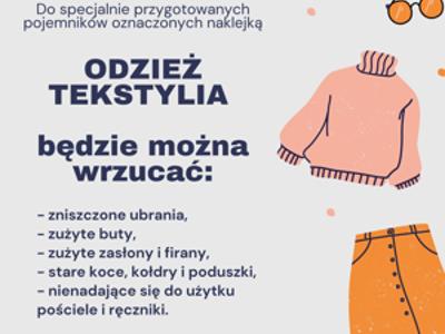 Zbiórka odpadów tekstylnych i odzieży