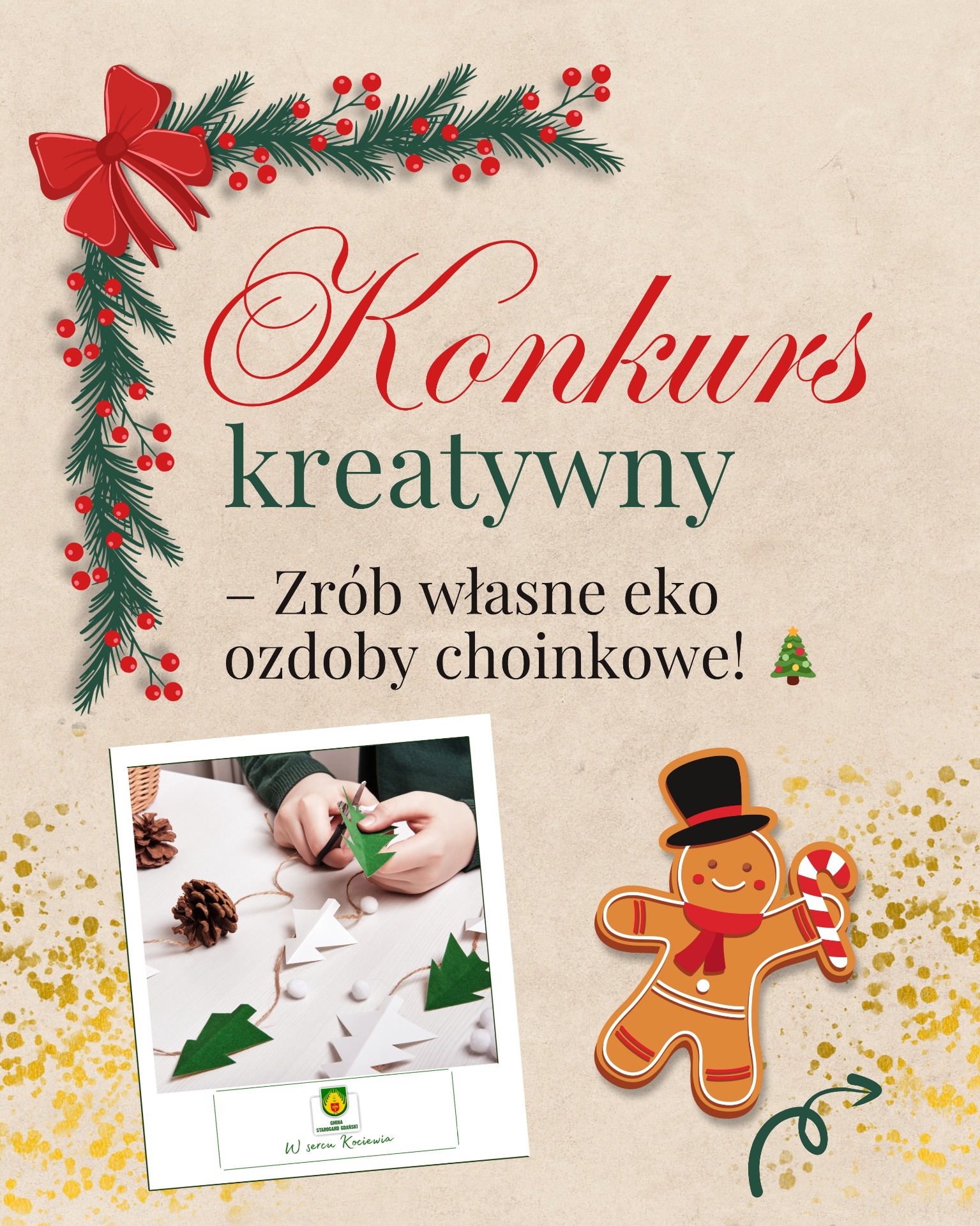Konkurs plastyczny „Eko-ozdoby na choinkę”