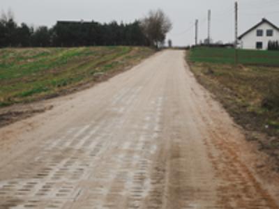 Odbiór modernizacji drogi w Ciecholewach