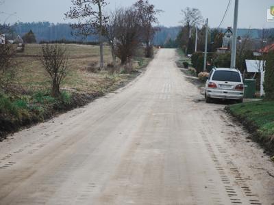 Odbiór modernizacji drogi w Ciecholewach