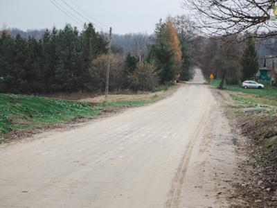 Odbiór modernizacji drogi w Ciecholewach