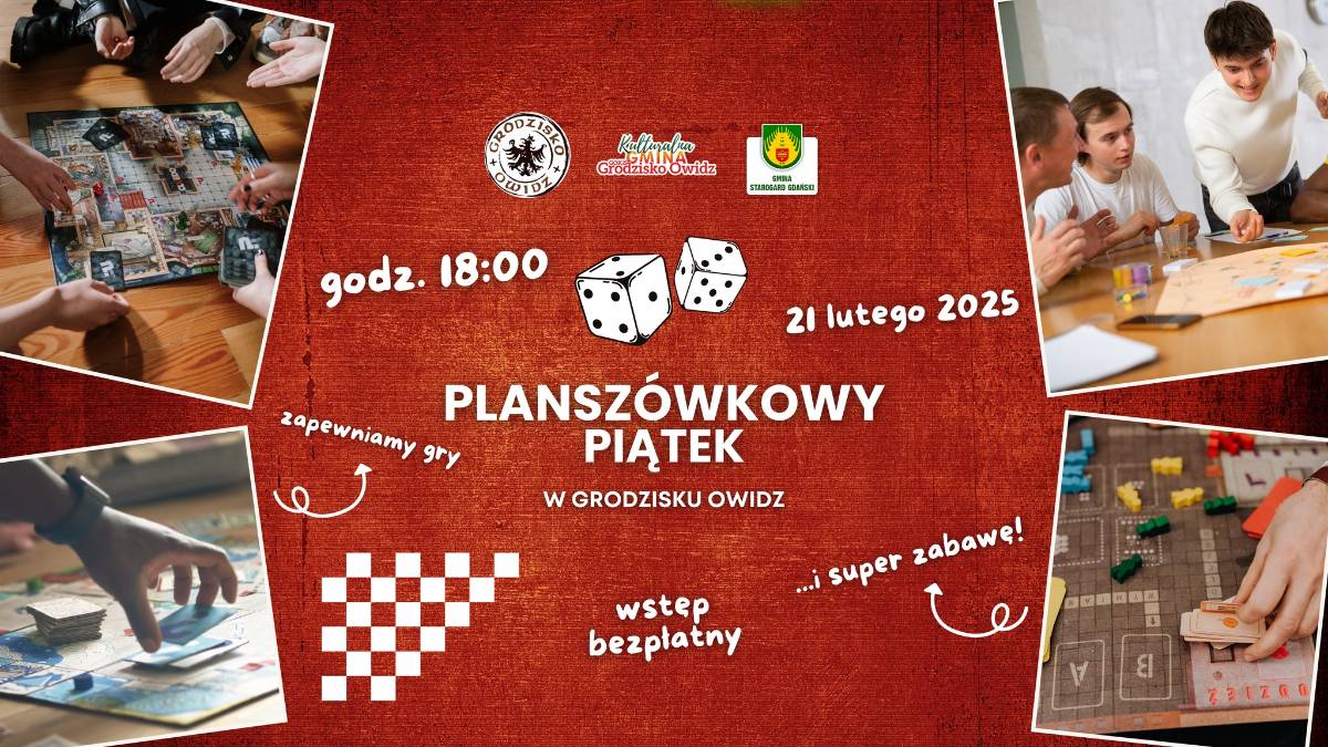 Planszówkowy Piątek w Grodzisku Owidz