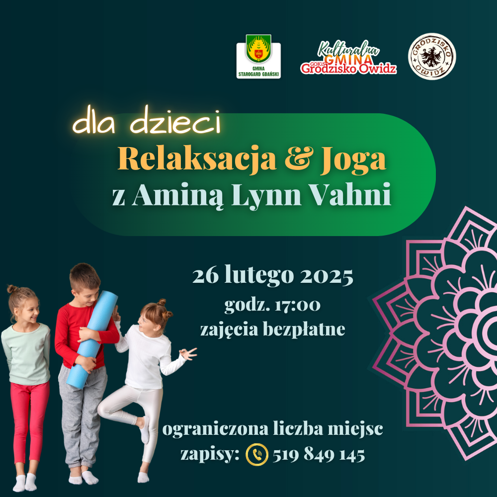 Relaksacja & Joga dla dzieci z Aminą Lynn Vahni