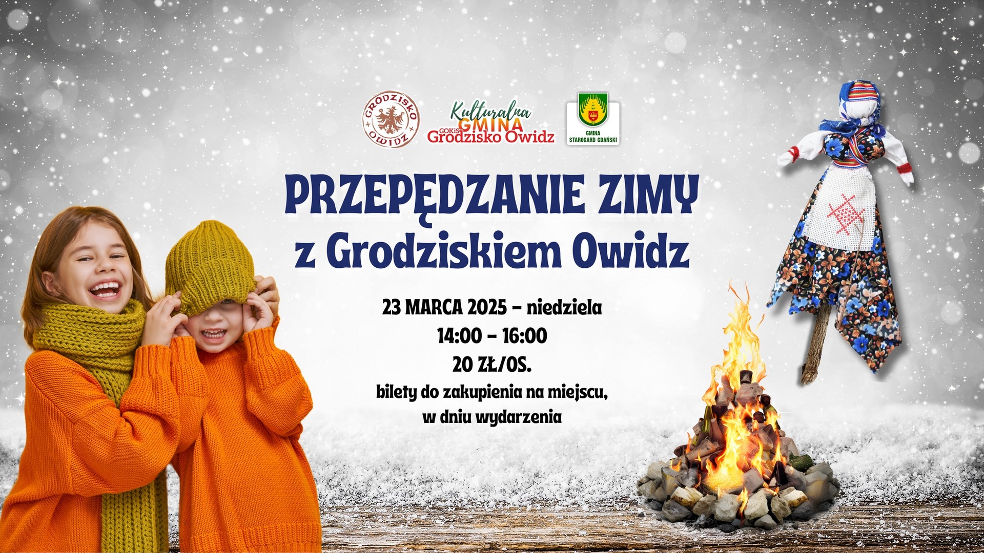 Plakat na przepędzanie zimy