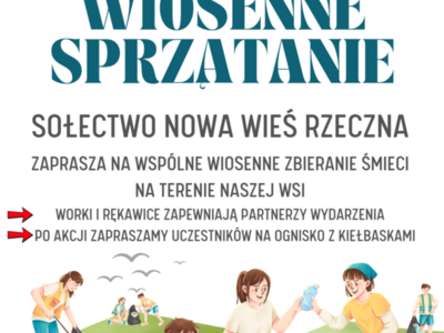 Nowa Wieś Rzeczna - Wiosenne Sprzątanie