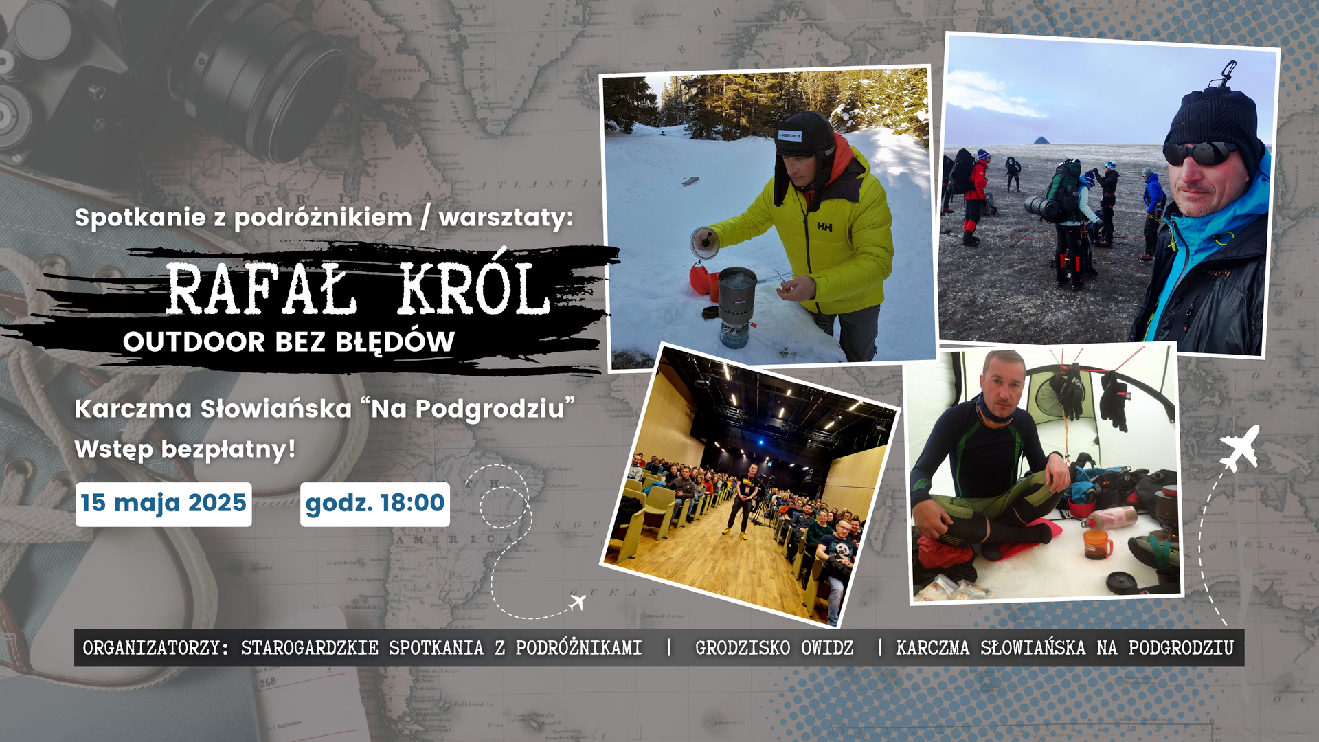 Spotkanie z podróżnikiem: RAFAŁ KRÓL