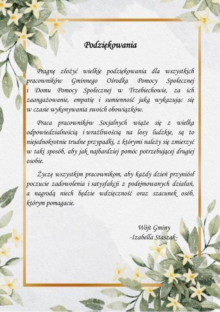 Dzień Pracownika Socjalnego