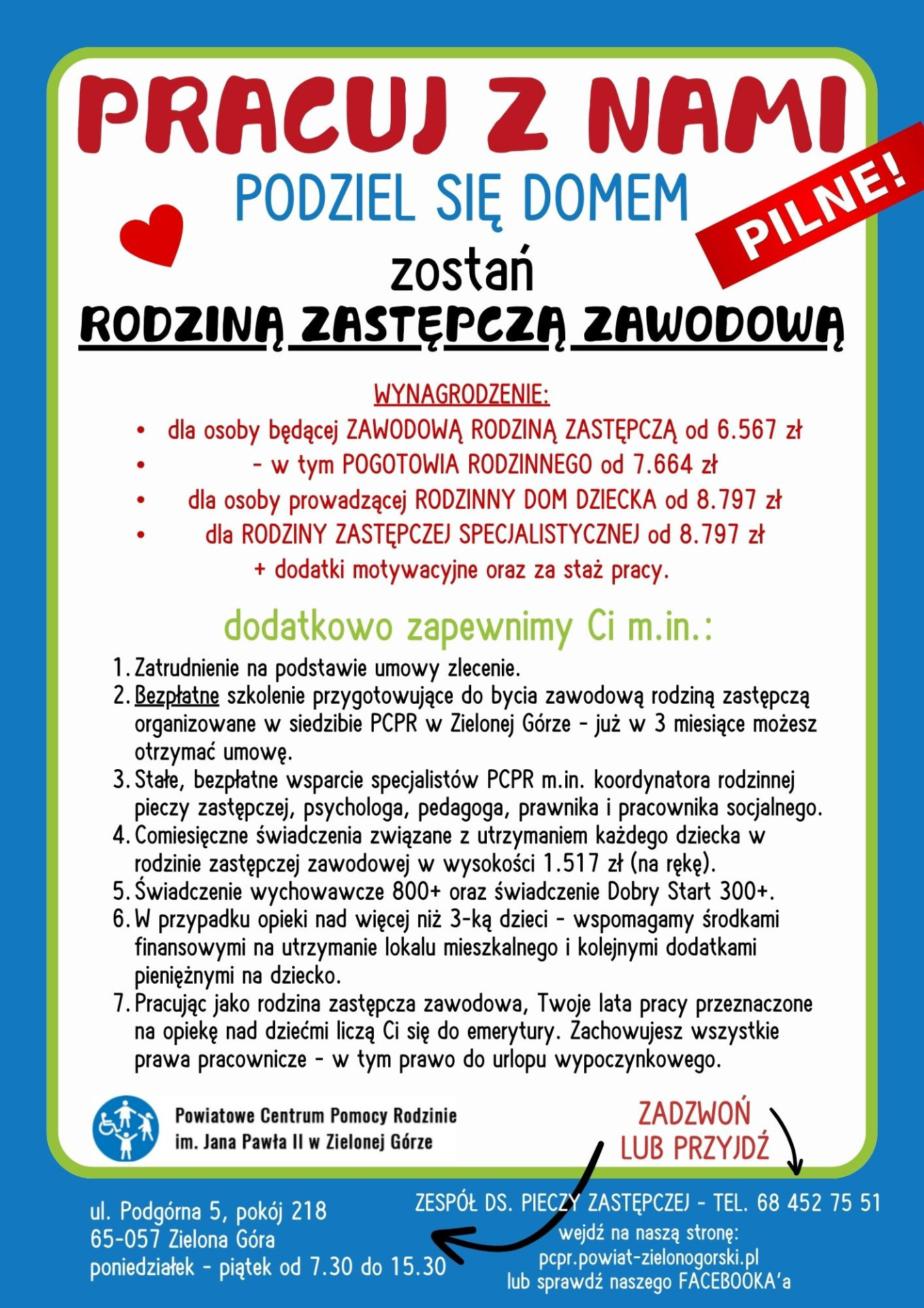  Zostań rodziną zastępczą