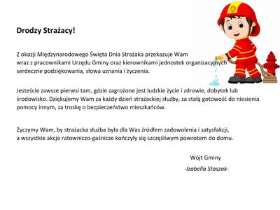 Życzenia z okazji Dnia Strażaka