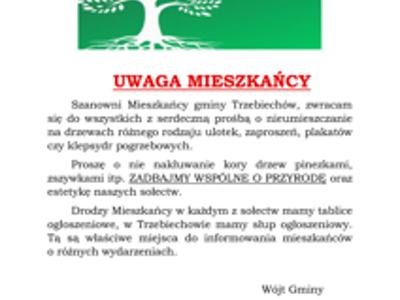 UWAGA MIESZKAŃCY
