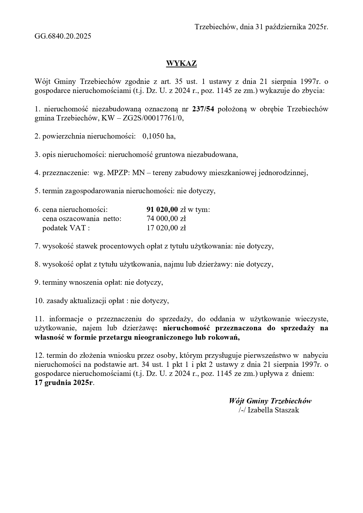 Wykaz GG.6840.20.2025