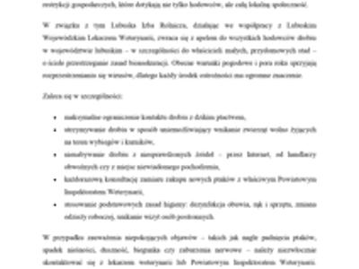 Apel do wszystkich hodowców - posiadaczy drobiu!