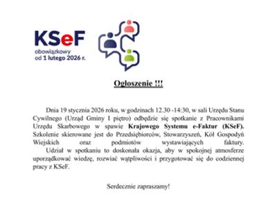 spotkanie w sprawie ksef