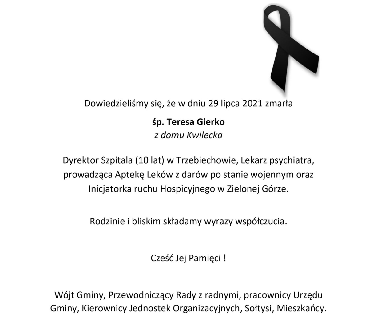 Kondolencje