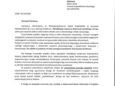 Rehabilitacja szansą na aktywność zawodową