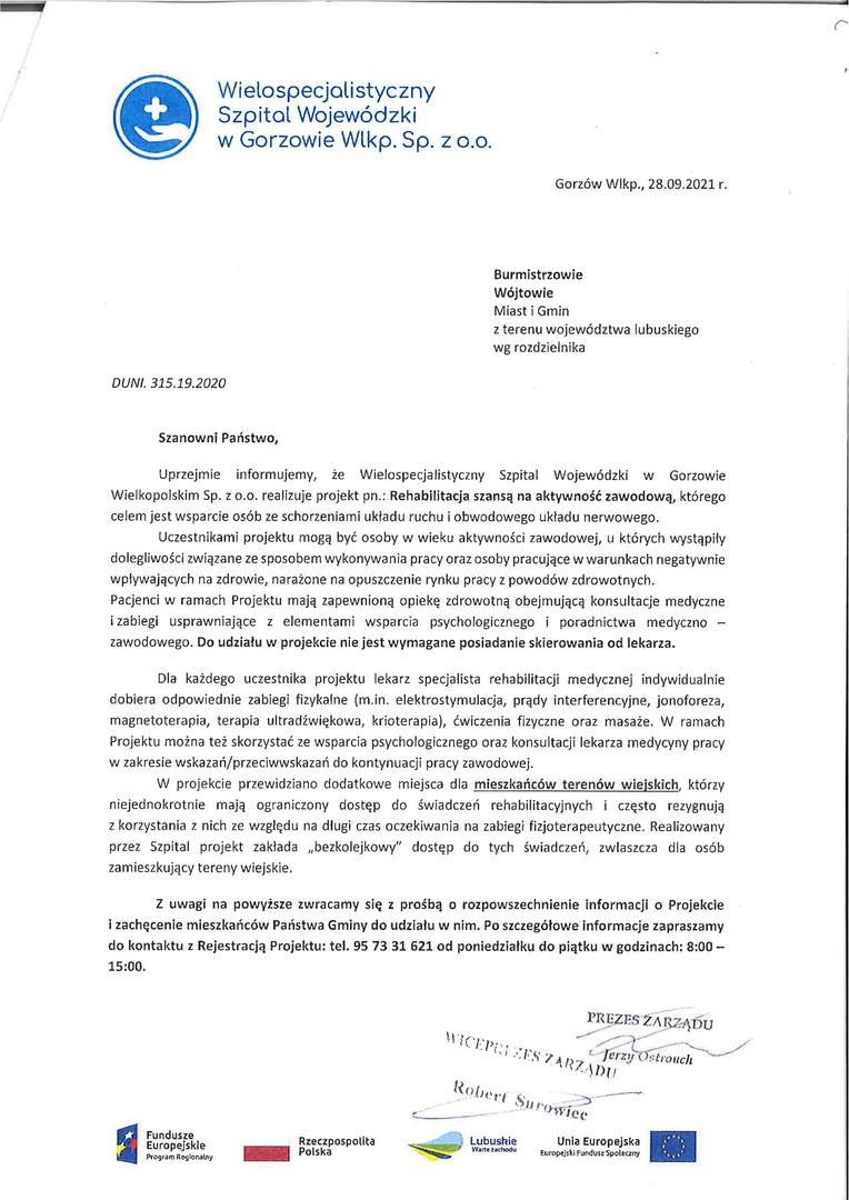 Rehabilitacja szansą na aktywność zawodową