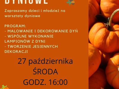 Jesienne warsztaty dyniowe
