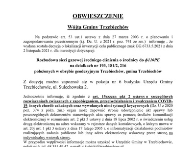 Obwieszczenie GG.6733.5.2021