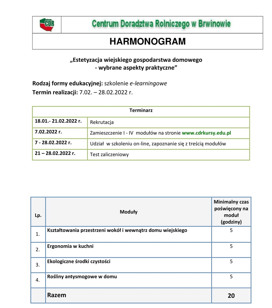  Estetyzacja wiejskiego gospodarstwa domowego - wybrane aspekty praktyczne