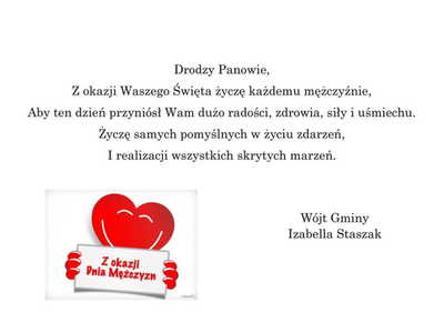 Życzenia z okazji Dnia Mężczyzny