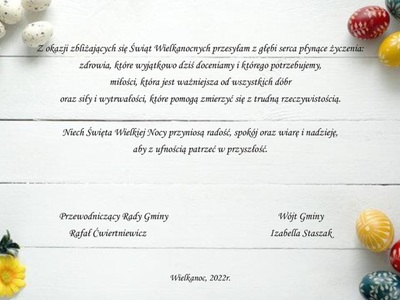 Życzenia Wielkanocne