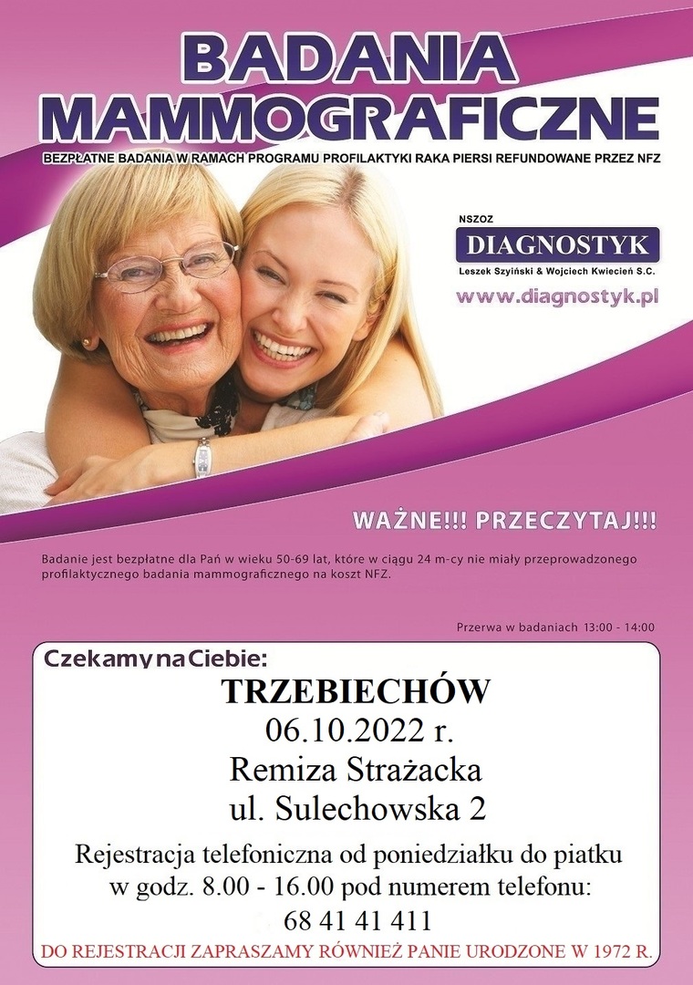 BADANIA MAMMOGRAFICZNE