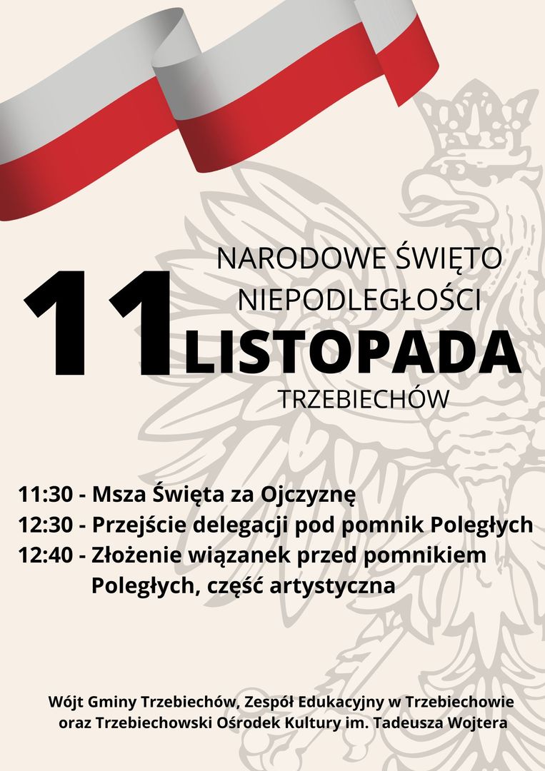 11 listopada. Narodowe Święto Niepodległości
